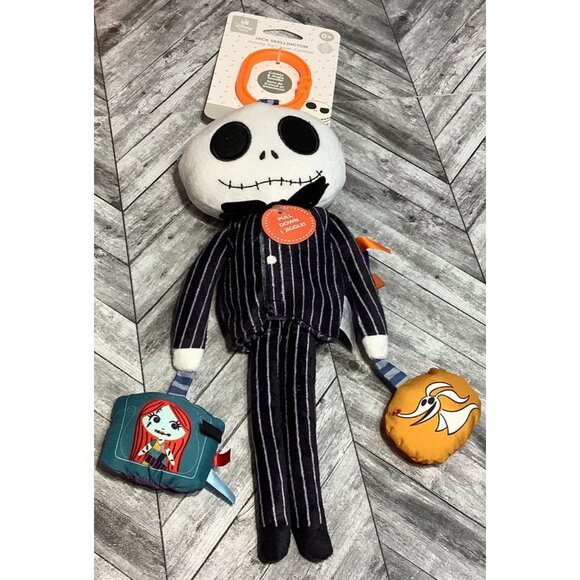 Nightmare Before Christmas Jack Skellington Baby Activity Crinkle Toy - Picture 1 of 5